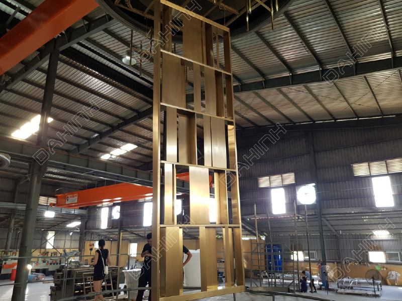 Dịch vụ inox mạ vàng tại Hà Nội