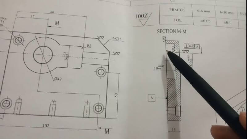 Bản vẽ kỹ thuật là gì? Phân loại bản vẽ kỹ thuật trong gia công cơ khí 3