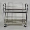 Xe đẩy inox 2 tầng