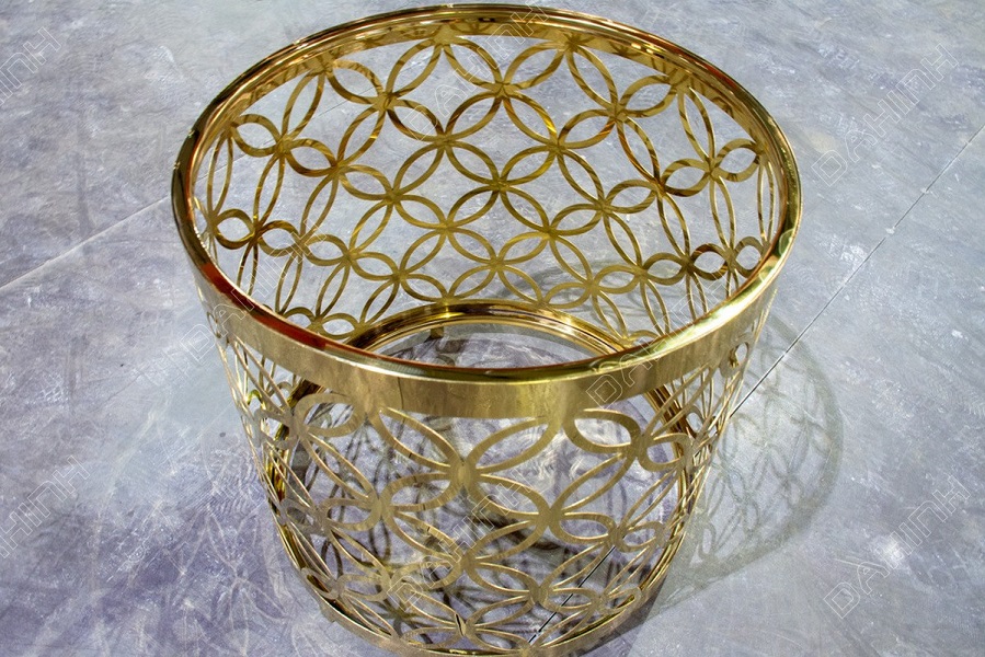 chân bàn inox tròn