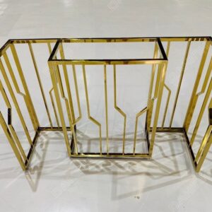 Chân bàn inox mạ vàng