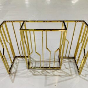 Chân bàn inox mạ vàng