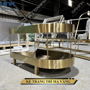 kệ trang trí phòng khách hiện đại