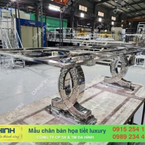chân bàn inox
