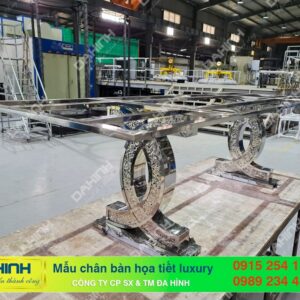 chân bàn inox