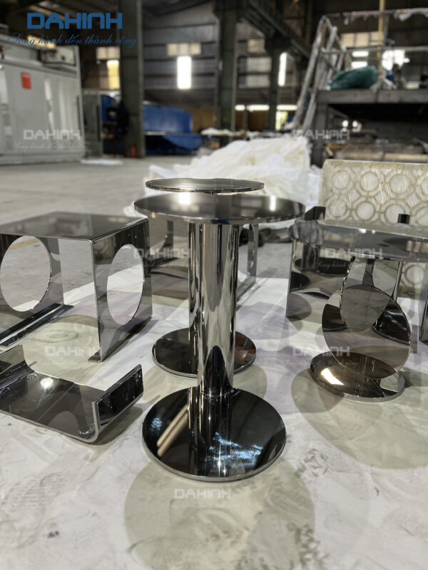 bàn tròn inox 304