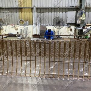 quầy lễ tân inox