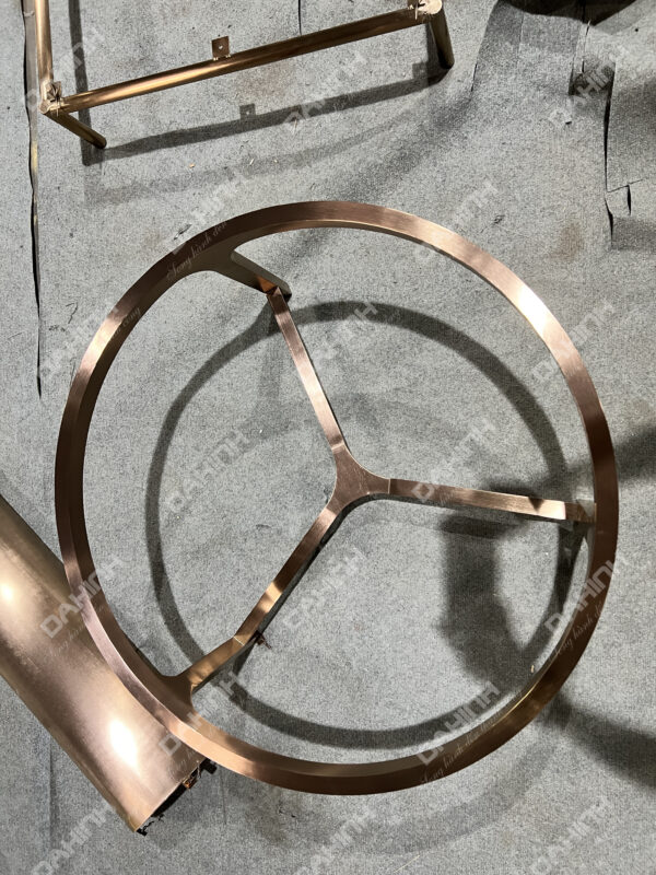 bàn trà chân inox