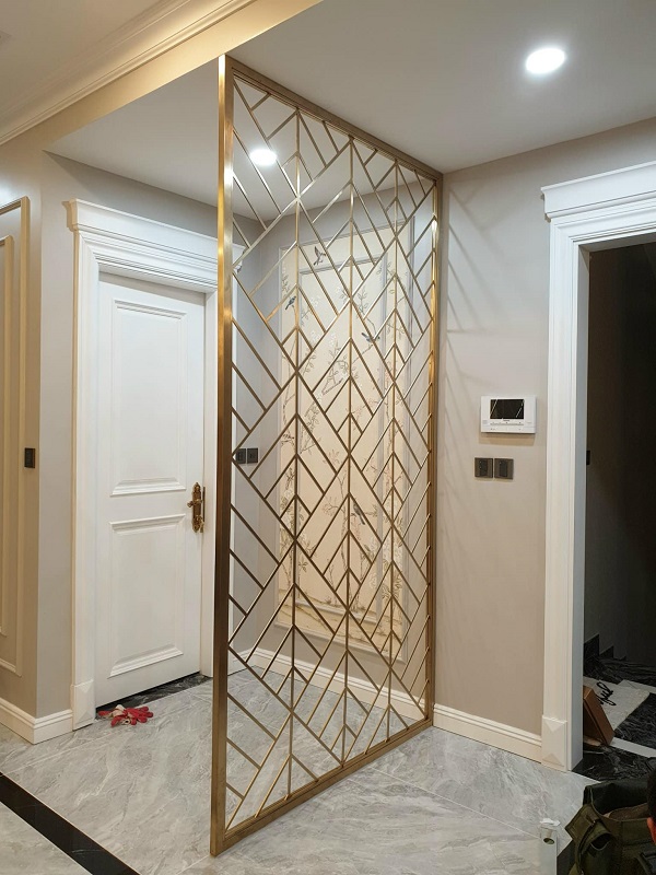 vách ngăn cầu thang đẹp hiện đại