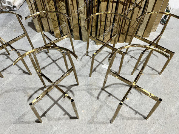 chân ghế inox