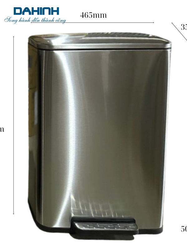 Thùng rác inox đạp chân