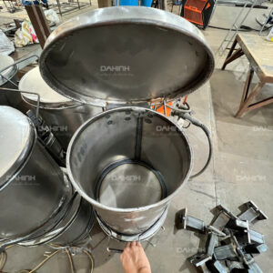 Thùng rác inox đạp chân