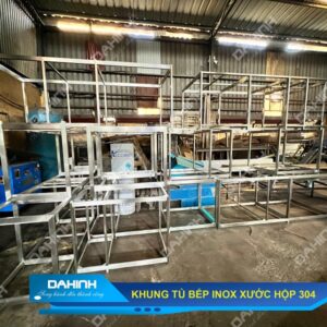 khung tủ bếp inox